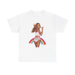 mariah carey rainbow t shirt